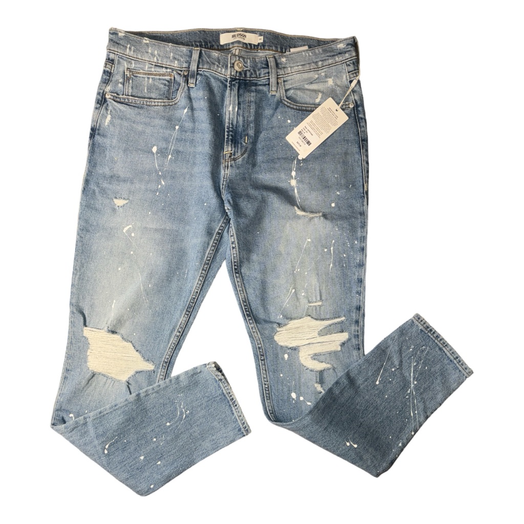 275 Hudson Jeans Blue Zack Skinny Size 34 34x31